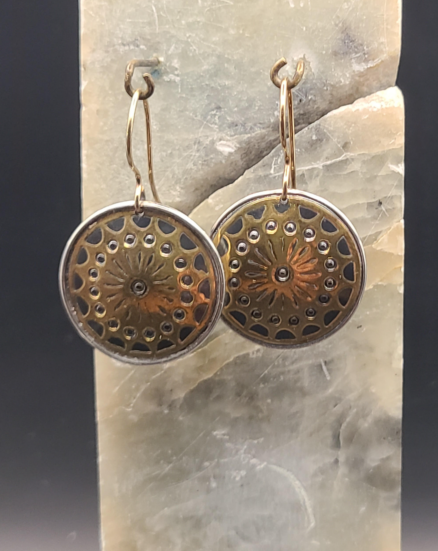 Keumbo Mandala #5 earrings